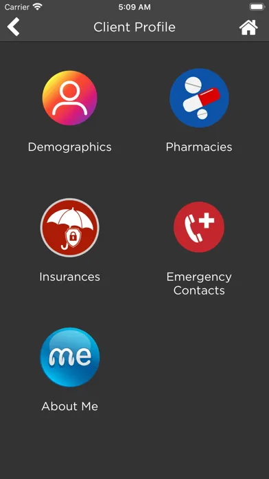 Capturas de pantalla de iMHere 2.0 Caregiver