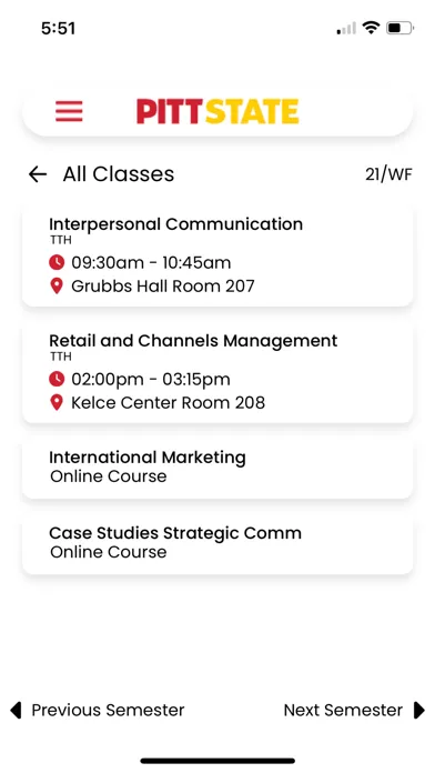Pitt State Screenshots