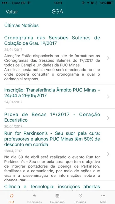 PUC Minas Mobile应用截图