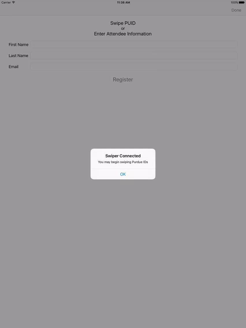 GatherUp Purdue iPad  Ekran Görüntüleri