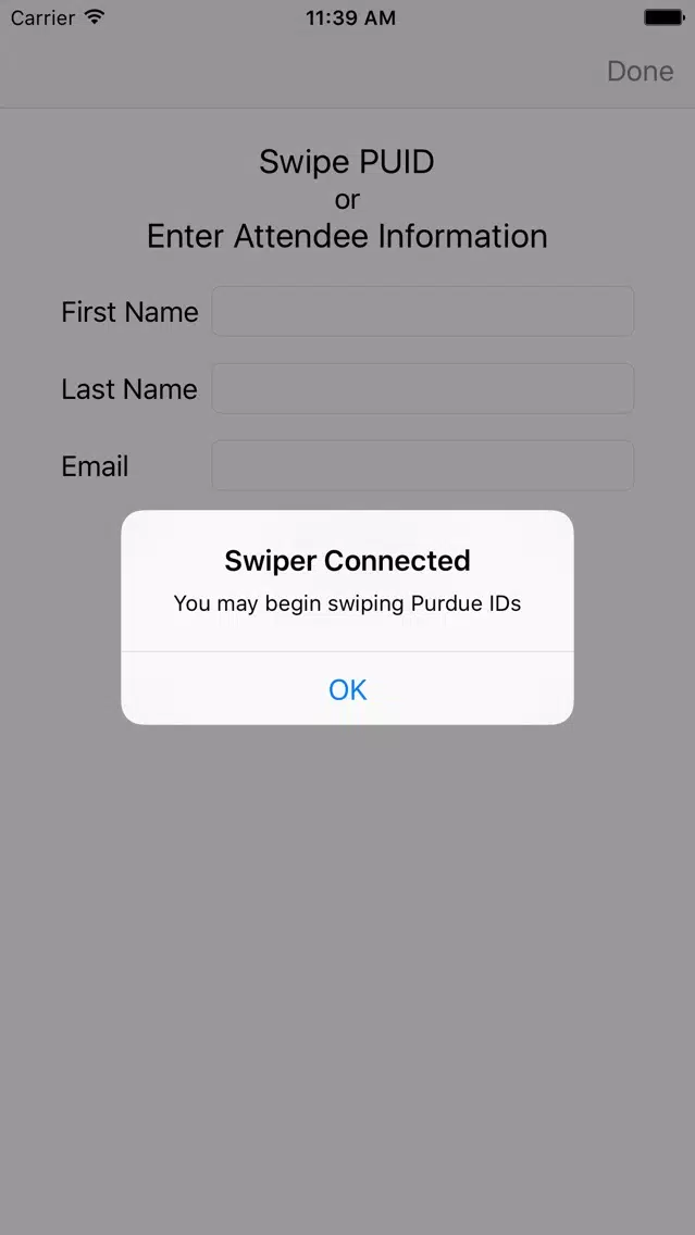 GatherUp Purdue Ekran Görüntüleri