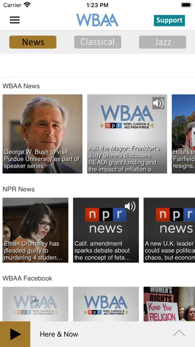 WBAA Public Radio App應用截圖