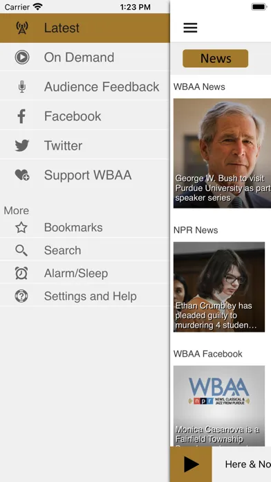 WBAA Public Radio App應用截圖