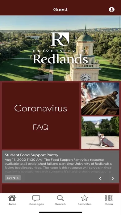 University of Redlands Screenshots