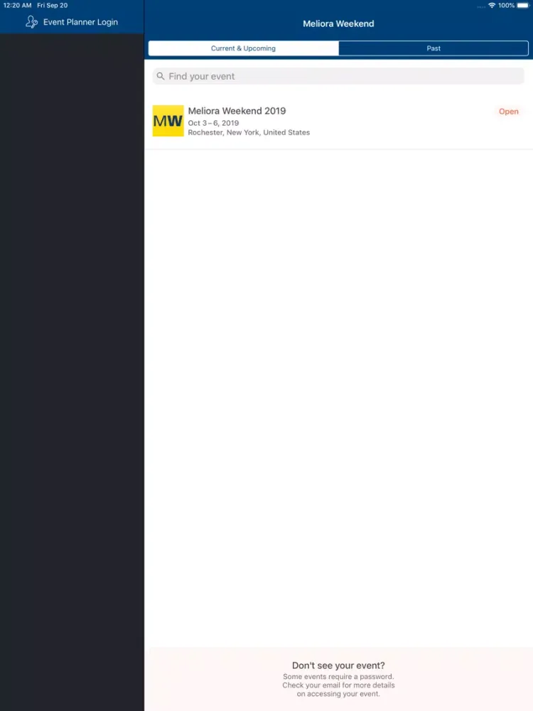 Ảnh chụp màn hình của Meliora 2021 iPad 