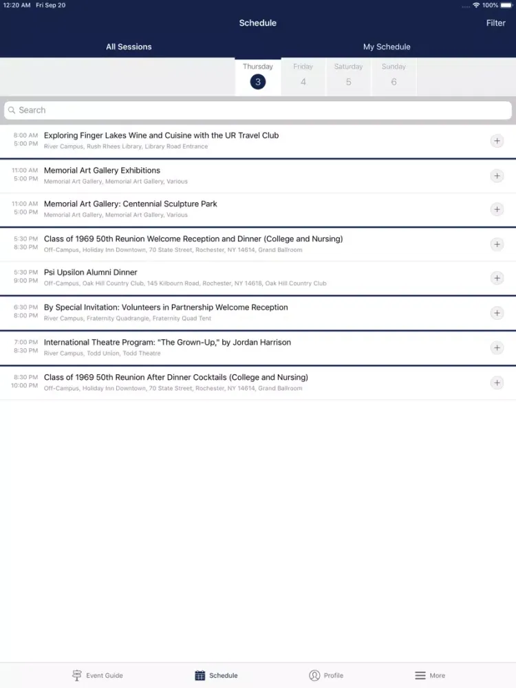 Ảnh chụp màn hình của Meliora 2021 iPad 