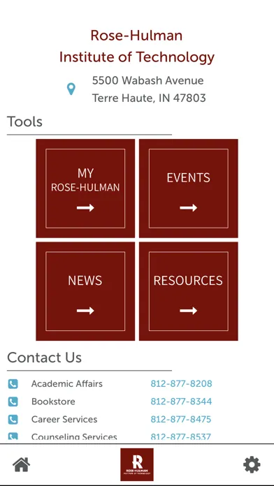 ภาพหน้าจอของ Rose-Hulman