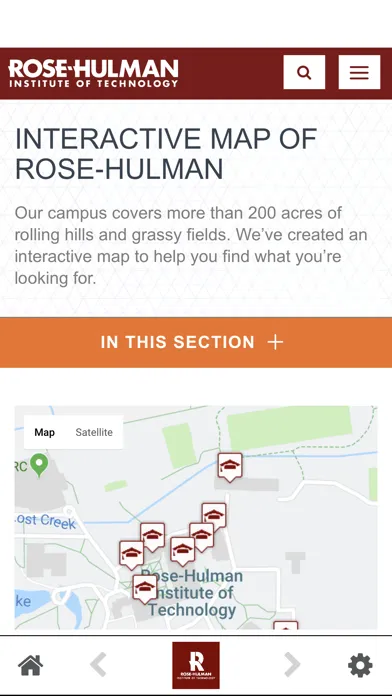 ภาพหน้าจอของ Rose-Hulman