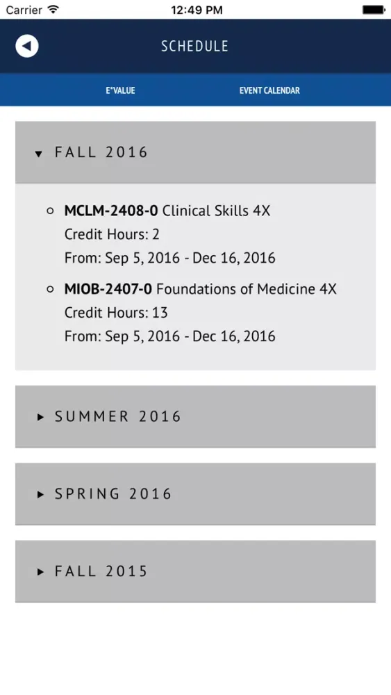 Ảnh chụp màn hình của Ross Univ. School of Medicine