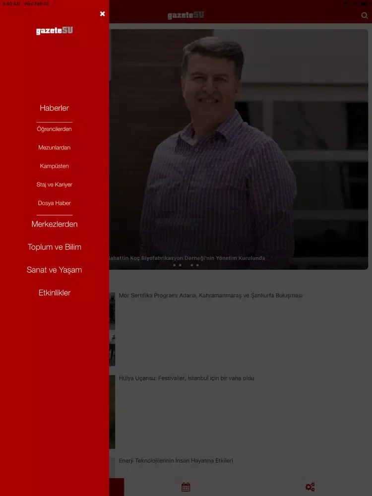 Скриншоты gazeteSU iPad 