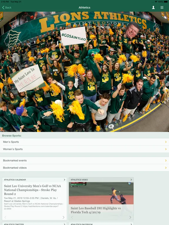 Saint Leo Go iPad  Screenshots