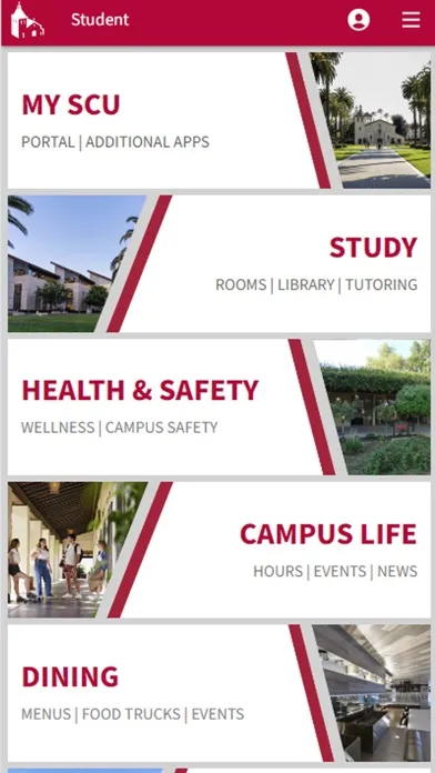 Скриншоты Santa Clara University Mobile