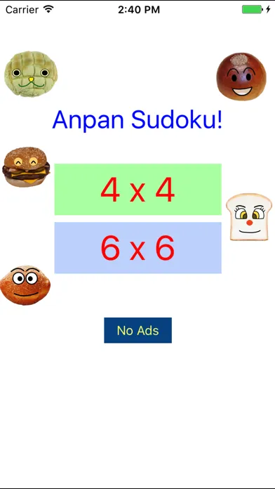 Tangkapan layar Anpan Bread Easy Sudoku 4x4,6x6,7x7
