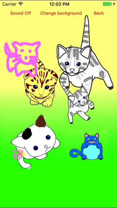 Kitten Cat Moves Coloring Book スクリーンショット