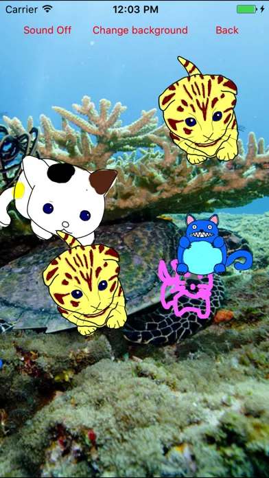 Kitten Cat Moves Coloring Book スクリーンショット