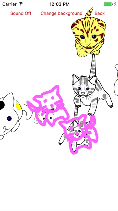 Kitten Cat Moves Coloring Book スクリーンショット