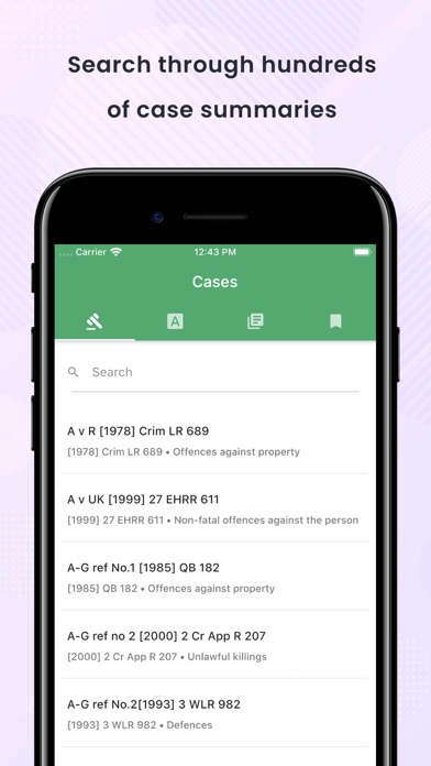 Screenshot di Pocket Law Guide: Criminal