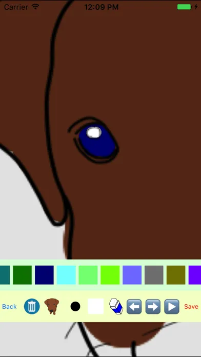 Puppy Dog Moves Coloring Book Screenshots