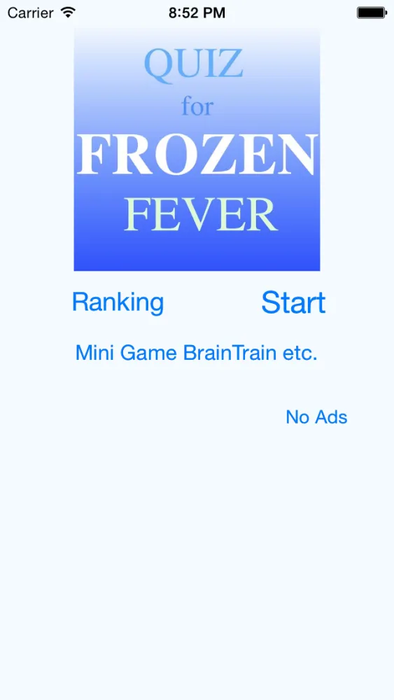 Quiz for Frozen Fever & Frozen 스크린샷