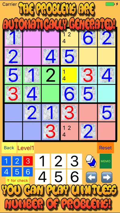 6x6 & 7x7 & 8x8 SUDOKU from Easy to Difficult سکرین شاٹس