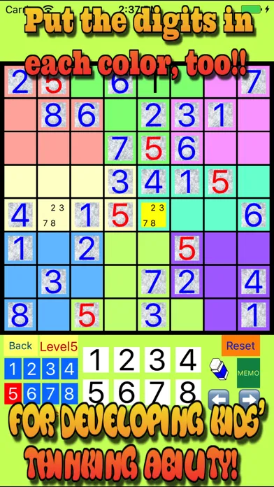 6x6 & 7x7 & 8x8 SUDOKU from Easy to Difficult سکرین شاٹس