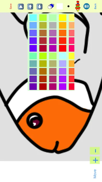 Capturas de tela do Coloring Book Fish Aquarium