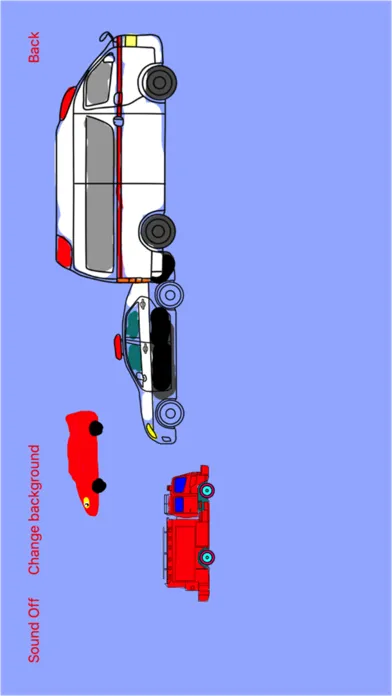 Ảnh chụp màn hình của Vehicles Moving Coloring Book