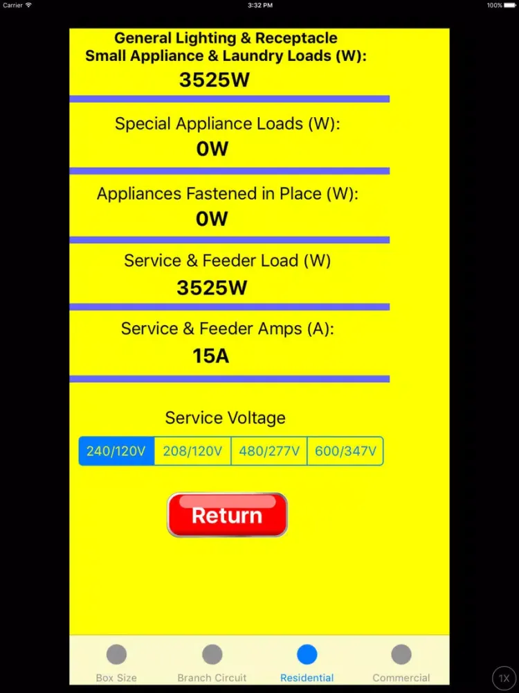 Electrical Construction Calculations Tool Kit iPad  스크린샷