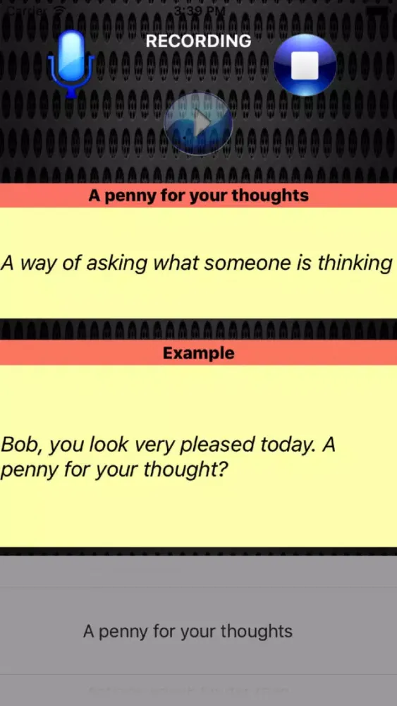 Conversational English Simulator - Everyday English Idioms and Expressions应用截图