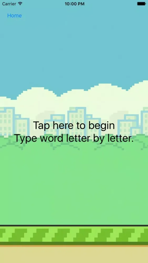 Capturas de pantalla de Flappy Type