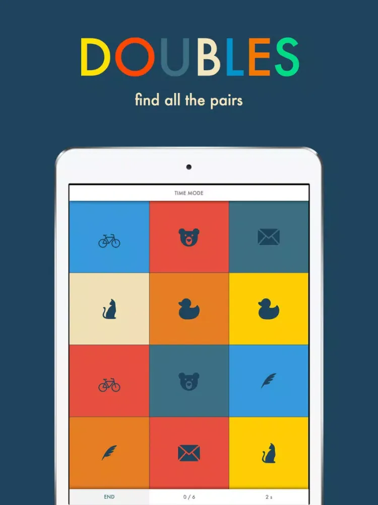 Captures d'écran de DOUBLES - Use your memory and find the pairs ! iPad 