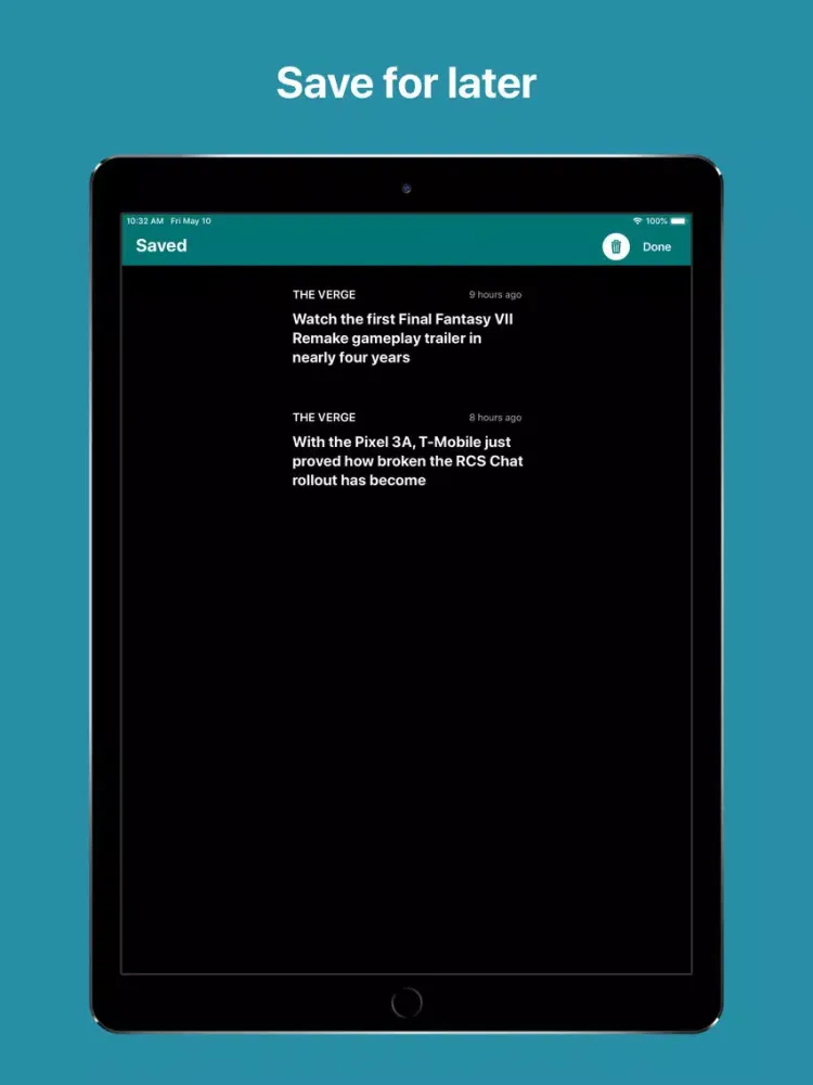 صور Nouvelle - Trusted RSS News iPad 
