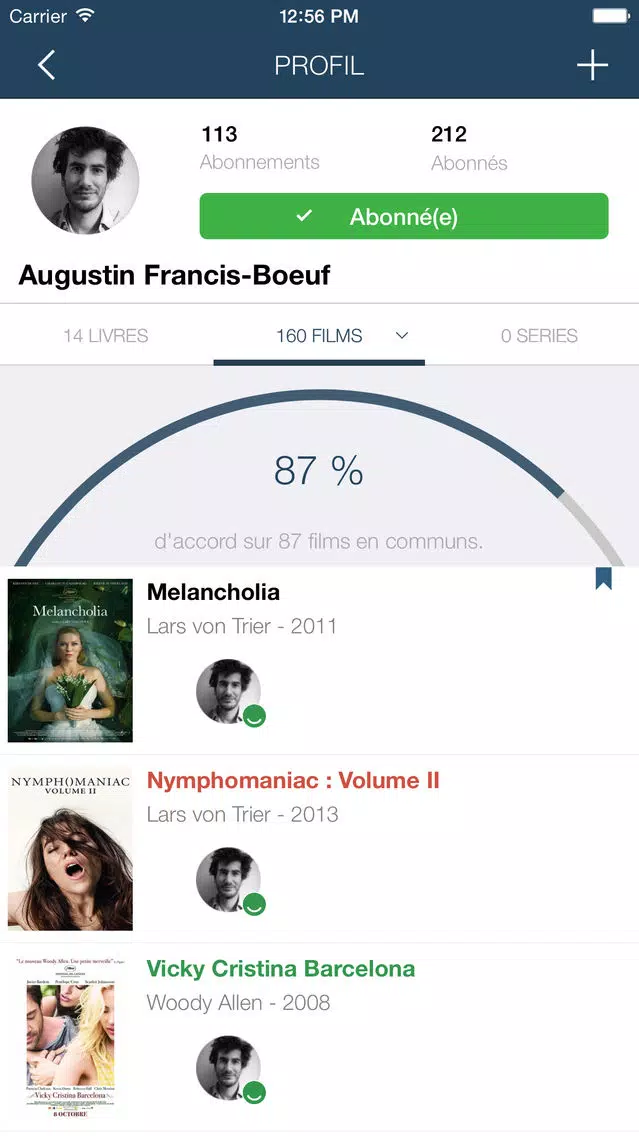 Captures d'écran de OPUS - Le bouche à oreille culturel