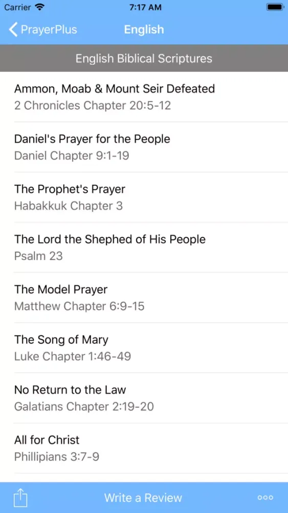 Ảnh chụp màn hình của PrayerPlus