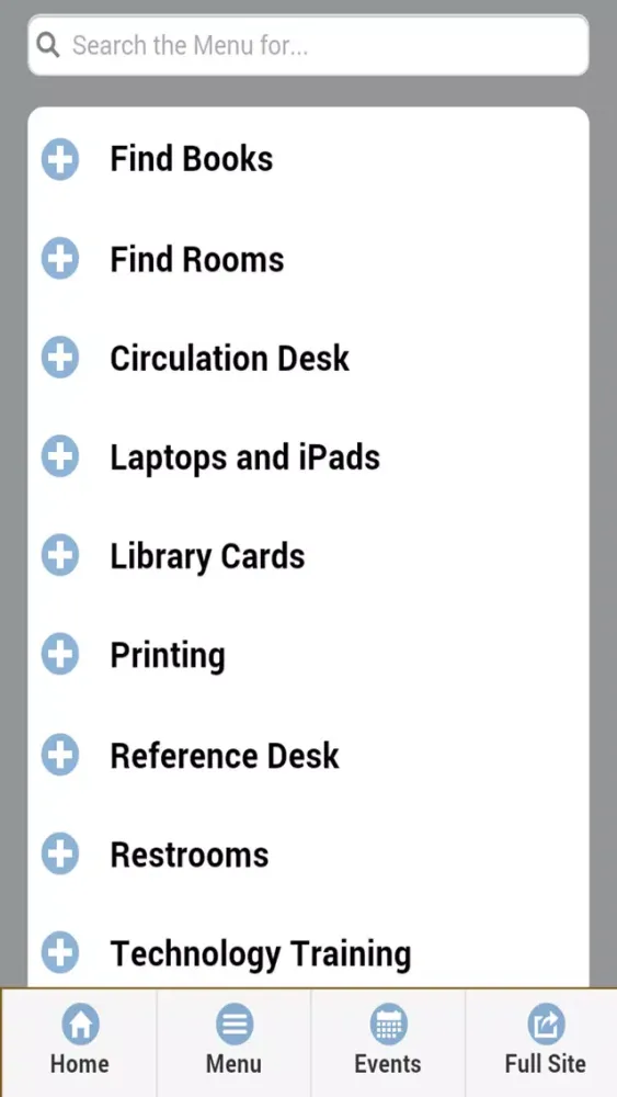 Tangkapan layar SJSU Library