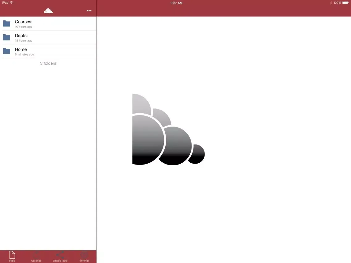 SOU ownCloud iPad 應用截圖