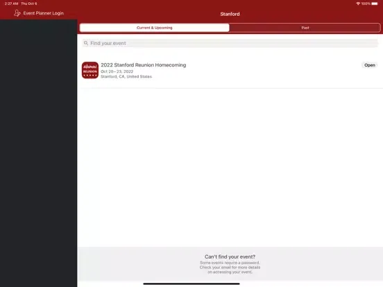 ภาพหน้าจอของ Stanford Reunion iPad 