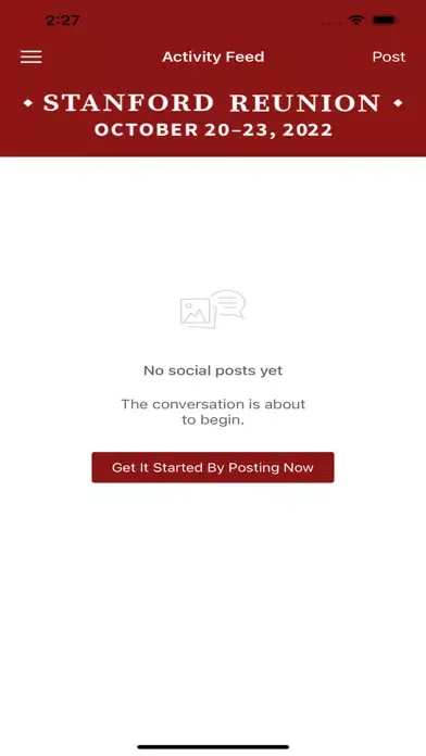 ภาพหน้าจอของ Stanford Reunion