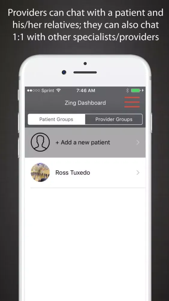 Tangkapan layar Stanford Care Navigator
