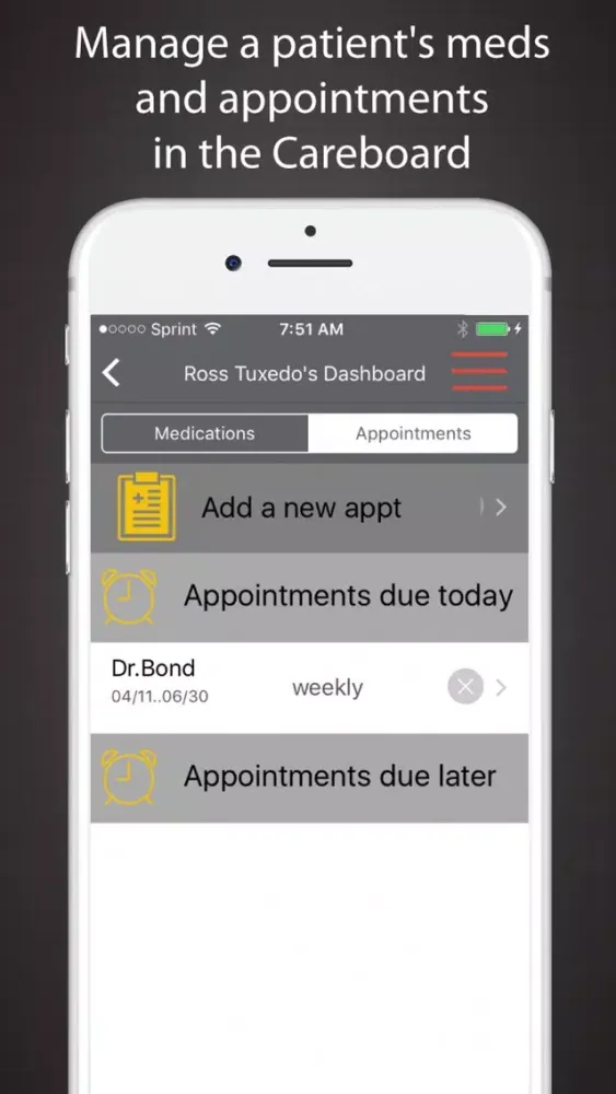 Tangkapan layar Stanford Care Navigator