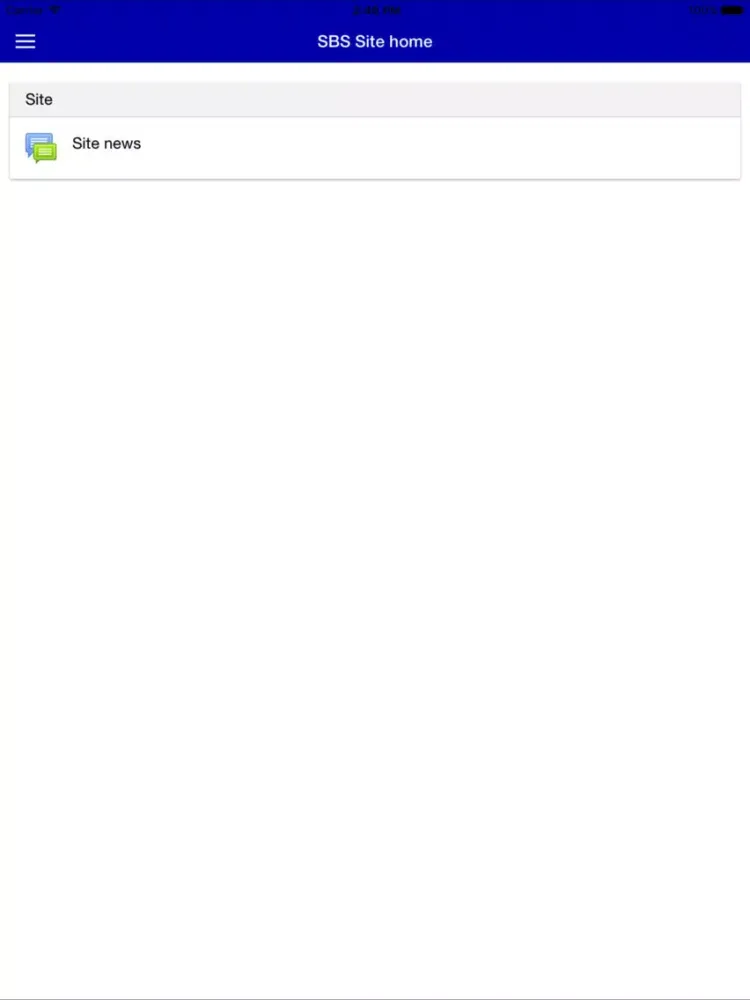 SBS eLearn iPad 應用截圖