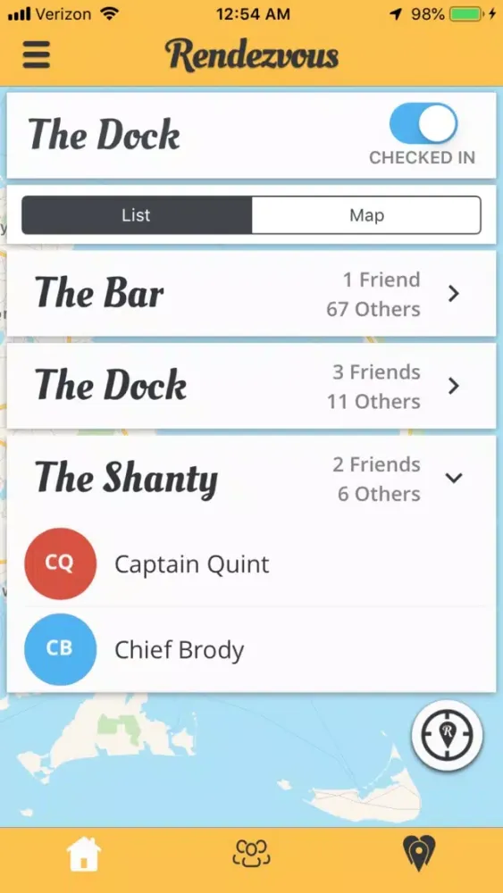 Rendezvous Social Screenshots