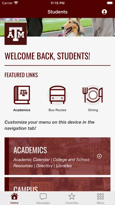 Texas A&M University স্ক্রিনশট