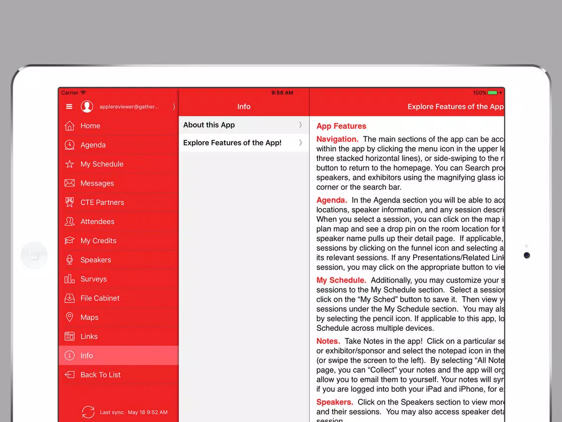 Screenshot di CTE Professional Development iPad 