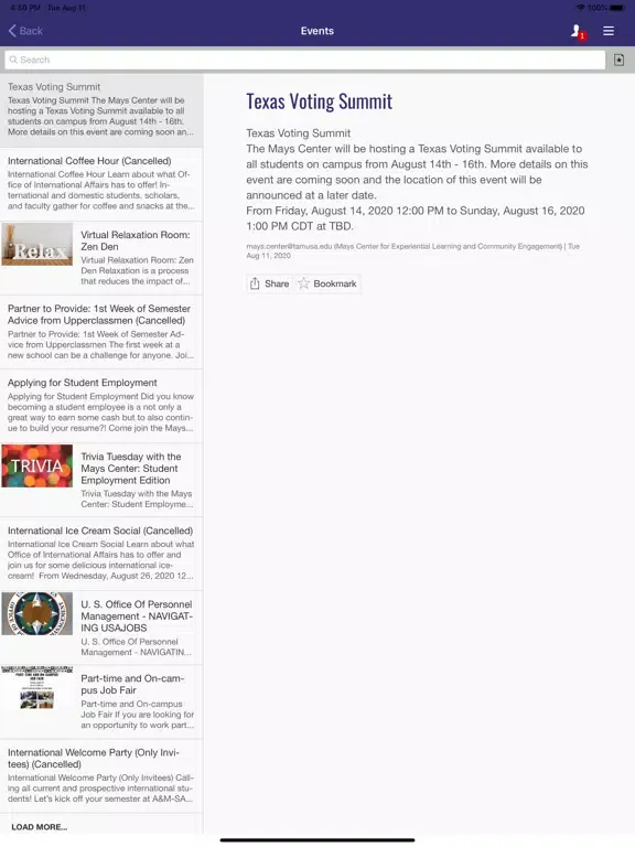 Jaguar App – A&M San Antonio iPad 應用截圖