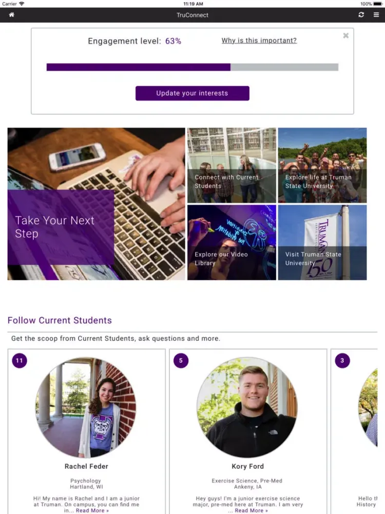 TruConnect by Truman iPad  স্ক্রিনশট