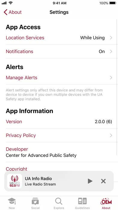 UA Safety應用截圖
