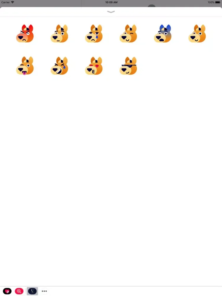 Zrzuty ekranu UA Zippy Stickers iPad 
