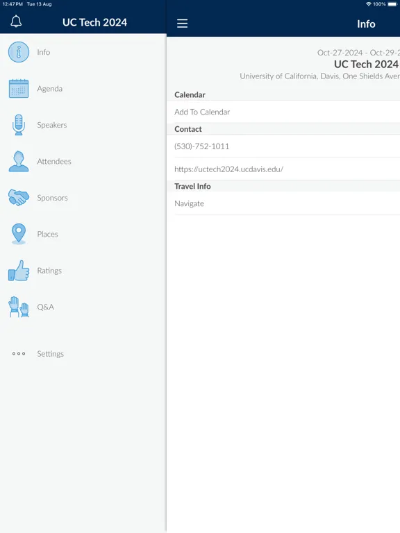 UC Tech 2024 iPad  سکرین شاٹس