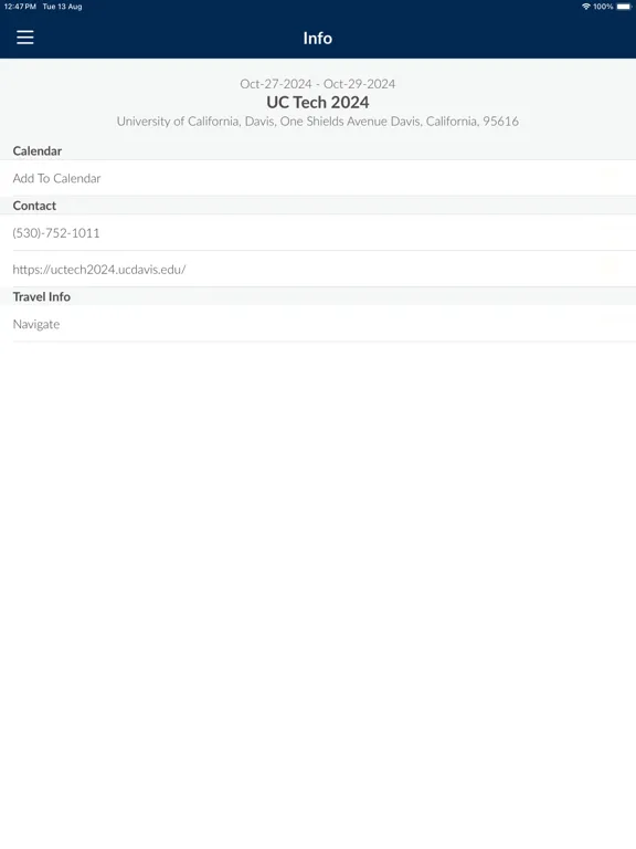 UC Tech 2024 iPad  سکرین شاٹس